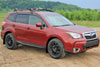 Rally Armor mf28-ur-blk/gry | 14+ Subaru Forester Black Mud Flap w/ Grey Logo; 2014-2021 Alternate Image 2