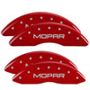 MGP 50001SMGPRD | MGP 4 Caliper Covers Engraved Front & Rear MGP Red finish silver ch Alternate Image 6