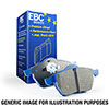 EBC dp52081ndx | 13-14 Audi RS7 4.0TT (w/Cast Iron Rotors & Trapezoid Weights) Bluestuff Front Brake Pads; 2013-2014 Alternate Image 4