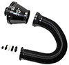 K&N Engineering rc5052ab | K&N Universal Apollo Black Cold Air Intake - 70mm OD FLG PP Alternate Image 2