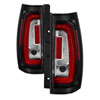 SPYDER 5083418 | Spyder Chevy Suburban Version 2 - Light Bar LED Tail Lights - Black - (ALT-YD-CSUB07V2-LED-BK); 2007-2014 Alternate Image 3