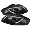 SPYDER 5071842 | Spyder Audi A4 ( Will Not Fit Convertible ) Light Tube DRL LED Projector Headlights - Black - (PRO-YD-AA405-LTDRL-G2-BK); 2006-2008 Alternate Image 3