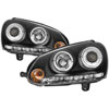 SPYDER 5012098 | Spyder Volkswagen GTI Halo LED Projector Headlights - Black - (PRO-YD-VG06-HL-BK); 2006-2009 Alternate Image 2