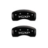 MGP 18031SPXPBK | 4 Caliper Covers Engraved Front Pontiac Engraved Rear GXP Black finish silver ch; 2004-2005 Alternate Image 2