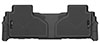 Husky Liners 55871 | 21-23 Chevrolet Suburban X-Act Contour 2nd Rear Black Floor Liners; 2021-2023 Alternate Image 1