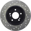 Stoptech 128.35012L | StopTech Mercedes-Benz C230 Sport Cryo Cross Drilled Rotor, Rear Left; 1999-2005 Alternate Image 5