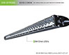 DV8 Offroad bs40e110w5w | 40in Light Bar Slim 190W Spot 5W CREE LED - Black Alternate Image 4