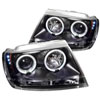 SPYDER 5011145 | Spyder Jeep Grand Cherokee ( Non Laredo Limited Sport Version ) Halo LED ( Replaceable LEDs ) Projector Headlights - Black - (PRO-YD-JGC99-HL-BK); 1999-2004 Alternate Image 1