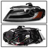 SPYDER 5081544 | Spyder Audi A4 Projector Headlights - Halogen Model Only - DRL LED - Black - (PRO-YD-AA408-DRL-BK); 2009-2012 Alternate Image 3