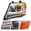 ANZO 111598 | 09-20 Nissan Frontier Chrome Projector Plank Style DRL w/ Switchback & Sequential LED DRL; 2009-2020 Alternate Image 2