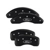 MGP 10215SXPLBK | 4 Caliper Covers Engraved Front & Rear Explorer Black finish silver ch; 2011-2019 Alternate Image 6