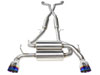 aFe 49-36103-l | Takeda 2-1/2in 304SS Cat-Back Exhaust Infiniti G37 08-13/Q60 14-15 V6-3.7 w/ Blue Flame Tips; 2008-2015 Alternate Image 1