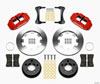 Wilwood 140-12576-r | Narrow Superlite 4R Front Kit 12.19in Drilled Red 87-89 Jeep YJ; 1987-1989 Alternate Image 1