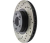 Stoptech 128.47012R | StopTech Subaru Legacy Sport Cross Drilled Brake Rotor, Front Right; 1990-2005 Alternate Image 4