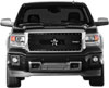 RBP rbp-951209 | RX-3 Series Studded Frame 1pc. Grille 14-15 GMC Sierra 1500 (Except All-Terrain Edition) - Black; 2014-2015 Alternate Image 2