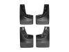 WeatherTech 110035120035 | 14+ Chevrolet Silverado No Drill Mudflaps - Black; 2014-2023 Alternate Image 1