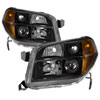 SPYDER 9035340 | xTune Honda Pilot 06-08 OEM Style Headlights - Black HD-JH-HPIL06-AM-BK; 2006-2008 Alternate Image 1