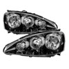 SPYDER 9029516 | Xtune Acura Rsx 2005-2006 OEM Style Headlights -Black HD-JH-ARSX05-AM-BK; 2005-2006 Alternate Image 1