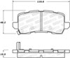 Stoptech 308.16980 | StopTech Street Brake Pads Acura TLX, Rear; 2015-2018 Alternate Image 1