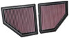 K&N Engineering 335086 | K&N 16-19 BMW 750i L6-4.4L F/I Replacement Drop In Air Filter; 2016-2019 Alternate Image 1