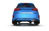 Rally Armor mf60urblkbl | 18-22 Ford Fiesta ST MK8 Black UR Mud Flap w/ Blue Logo; 2018-2022 Alternate Image 1