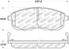 Stoptech 309.08150 | StopTech Sport Brake Pads Nissan Juke, Front; 2011-2013 Alternate Image 2