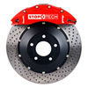 Stoptech 83.114.6800.72 | StopTech Audi S5 Big Brake Kit 6 Piston Red Calipers & 2-Piece No Coating Drilled Rotors, Front; 2008-2015 Alternate Image 5