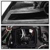 SPYDER 5081544 | Spyder Audi A4 Projector Headlights - Halogen Model Only - DRL LED - Black - (PRO-YD-AA408-DRL-BK); 2009-2012 Alternate Image 4