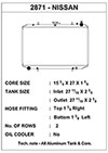 CSF 2871 | 90-97 Nissan 300ZX Radiator; 1990-1997 Alternate Image 1