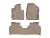 WeatherTech 4577012 | Front and Rear Tan Floorliners - 2016+ Kia Sorento; 2016-2023 Alternate Image 1