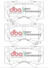 DBA db1838sp | 07-18 Toyota Tundra SP Performance Front Brake Pads; 2007-2018 Alternate Image 1