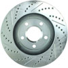 Stoptech 227.62055L | StopTech Pontiac Bonneville Select Sport Drilled/Slotted Rotor, Front Left; 2000-2004 Alternate Image 3