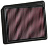 K&N Engineering 335062 | K&N 2017 Nissan Titan V8-5.6L F/I Drop In Replacement Air Filter; 2017-2017 Alternate Image 2