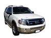 AVS 622033 | 07-17 Ford Expedition Aeroskin Low Profile Hood Shield - Chrome; 2007-2017 Alternate Image 1