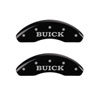 MGP 49004SBSHBK | 4 Caliper Covers Engraved Front Buick Engraved Rear Buick Shield Black finish silver ch; 2012-2013 Alternate Image 1