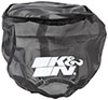 K&N Engineering 228045dk | K&N 6in ID x 6inH Closed Top Black DryCharger Air Filter Wrap Alternate Image 1