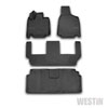 Westin 74-09-41013 | 2008-2016 Dodge Grand Caravan Profile Floor Liners 4pc - Black; 2008-2016 Alternate Image 1