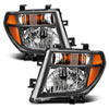 ANZO 111434 | 2005-2008 Nissan Pathfinder Crystal Headlight Black Amber; 2005-2008 Alternate Image 1