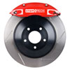 Stoptech 82.241.0041.71 | StopTech Dodge Magnum Big Brake Kit ST-40 Red Calipers & 1-Piece No Coating Slotted Rotors, Rear; 2005-2008 Alternate Image 4