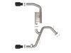 aFe 4937027b | Takeda Hyundai Elantra N 22-23 L4-2.0L (t) 3in SS Axle-Back Exhaust System w/ Black Tips; 2022-2023 Alternate Image 1