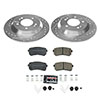 PowerStop k8307 | Power Stop 18-19 Hyundai Kona Rear Z23 Evolution Sport Brake Kit; 2018-2019 Alternate Image 1