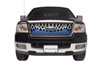 Putco 89496 | 07-10 GMC Sierra HD Flaming Inferno Stainless Steel Grilles - Blue (Painted); 2007-2010 Alternate Image 1