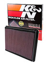 K&N Engineering 3321411 | K&N 99-08 Pontiac / 00-05 Chevy / 99-05 Buick Drop In Air Filter Alternate Image 3