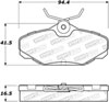 Stoptech 308.06100 | StopTech Street Brake Pads Ford Taurus, Rear; 1993-2005 Alternate Image 1