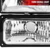 Spec-D Tuning 2LBCLH-GMC94-SY | Gmc Sierra Euro Headlight With Corner Lights And Bumper Lights Chrome; 1994-1998 Alternate Image 3