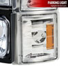 Spec-D Tuning 2LBCLH-GMC94-SY | Gmc Sierra Euro Headlight With Corner Lights And Bumper Lights Chrome; 1994-1998 Alternate Image 4