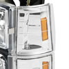 Spec-D Tuning 2LBCLH-GMC94-SY | Gmc Sierra Euro Headlight With Corner Lights And Bumper Lights Chrome; 1994-1998 Alternate Image 5