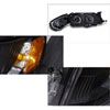 Spec-D Tuning 2LCLH-COR93JM-DP | Toyota Corolla Headlight + Corner Light Black; 1993-1997 Alternate Image 2