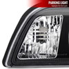 Spec-D Tuning 2LCLH-MST87JM-RS | Ford Mustang 1-Piece Crystal Housing Headlight Black; 1987-1993 Alternate Image 3