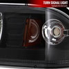 Spec-D Tuning 2LCLH-MST87JM-RS | Ford Mustang 1-Piece Crystal Housing Headlight Black; 1987-1993 Alternate Image 5